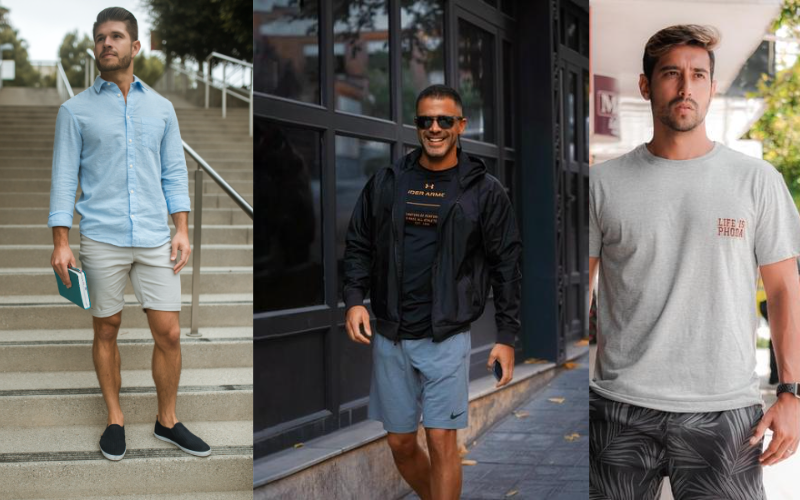 what-color-shirts-go-with-gray-shorts-8-outfit-ideas-for-men